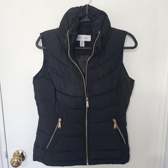 Calvin Klein Outerwear Puffer Vest Black S (NWOT) - Picture 3 of 11